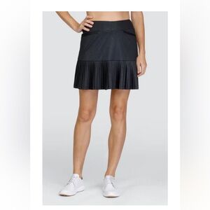 NWOT Tail Black Snake Better than Basics Sz L Pleated Golf Skort Reagan